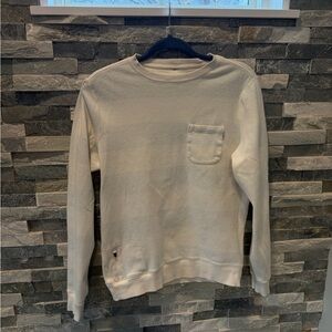Vuori Jeffrey’s Pullover - Cream/Striped